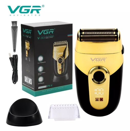 Maquina De Afeitar Shaver Vgr 383 Digital Profesiona